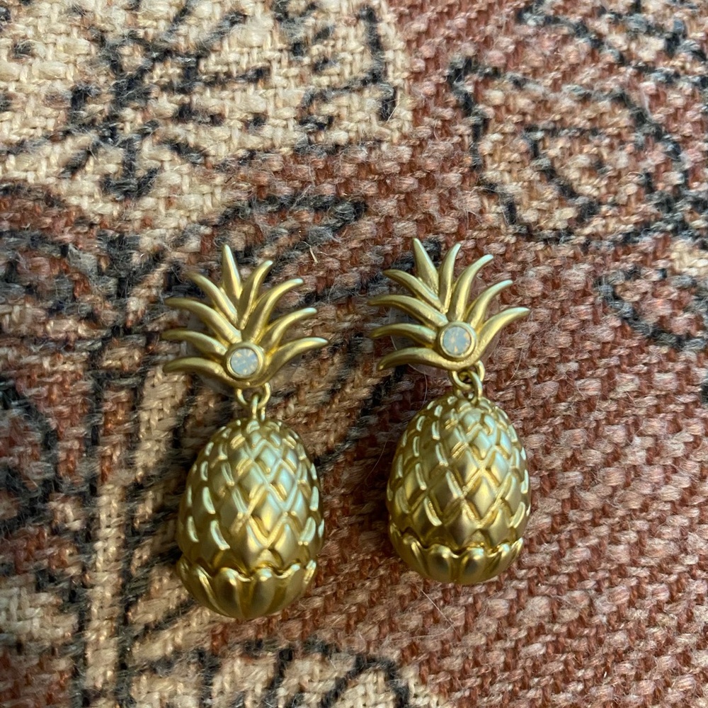 Spartina 449 Gold Pineapple Earrings